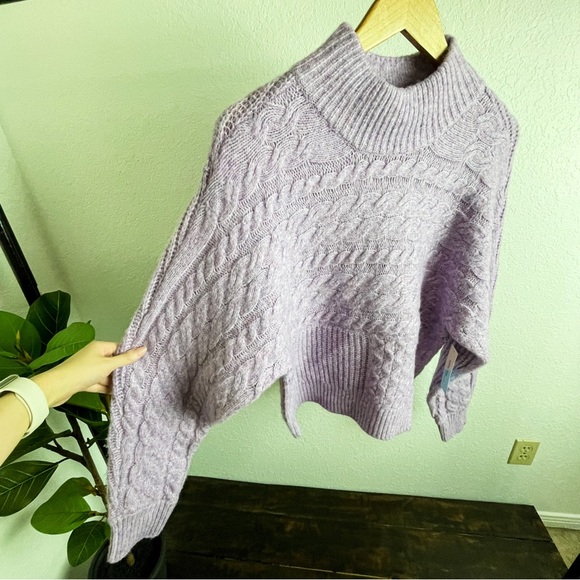 -`♡´- Free! NWT Knit Wool Blend Sweater Size S - Picture 6 of 13